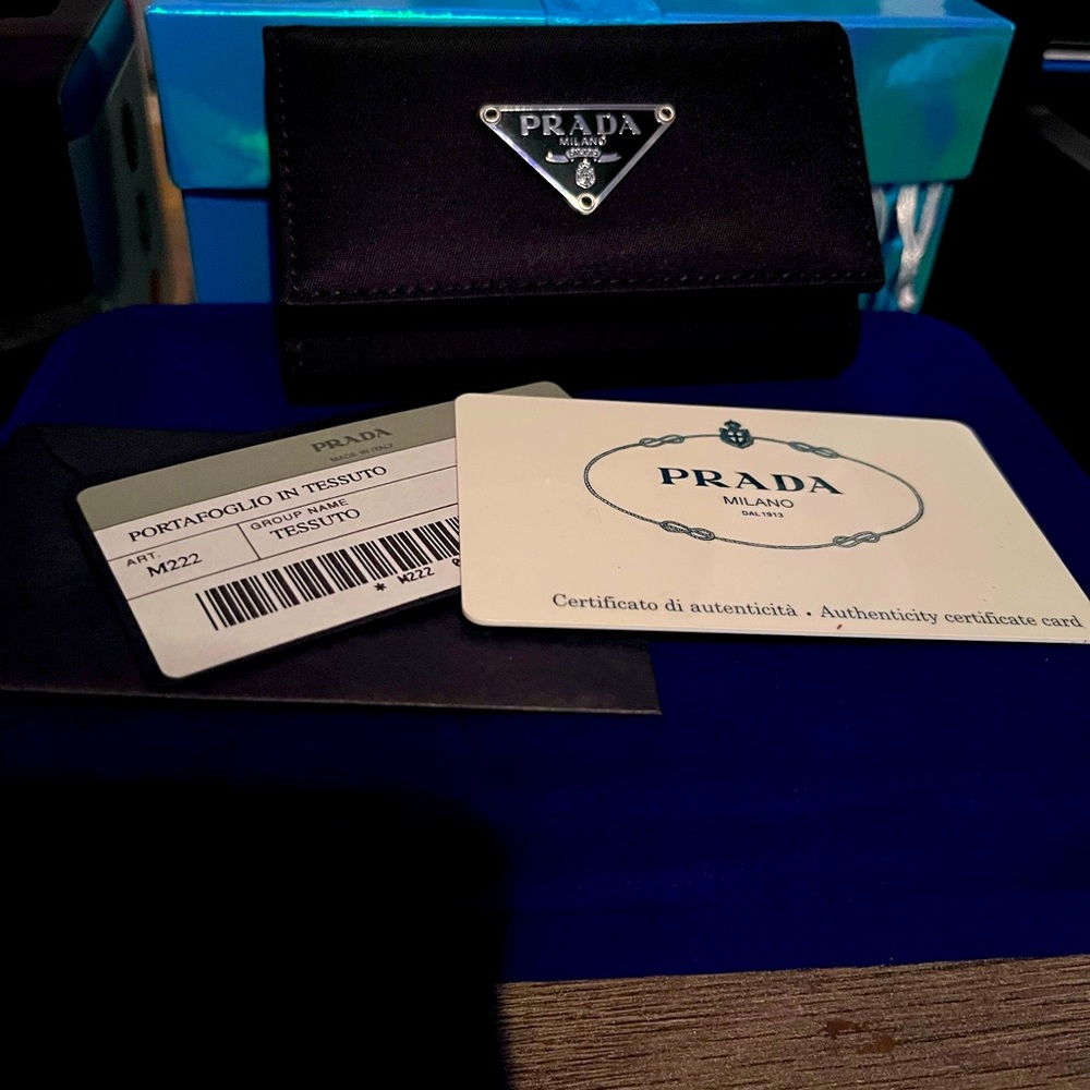 Prada key holder wallet